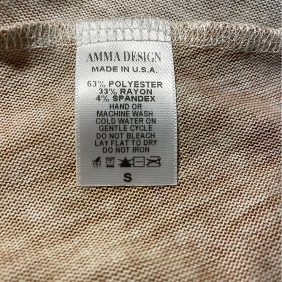 Amma Design Small Tunic with 3/4” sleeve. MADE IN THE USA! - Picture 5 of 11